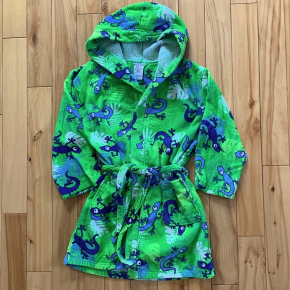 Boys Terry Towel Swim Robe - Picture 1 of 7